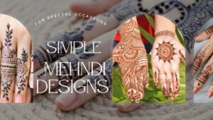 Various Henna designs