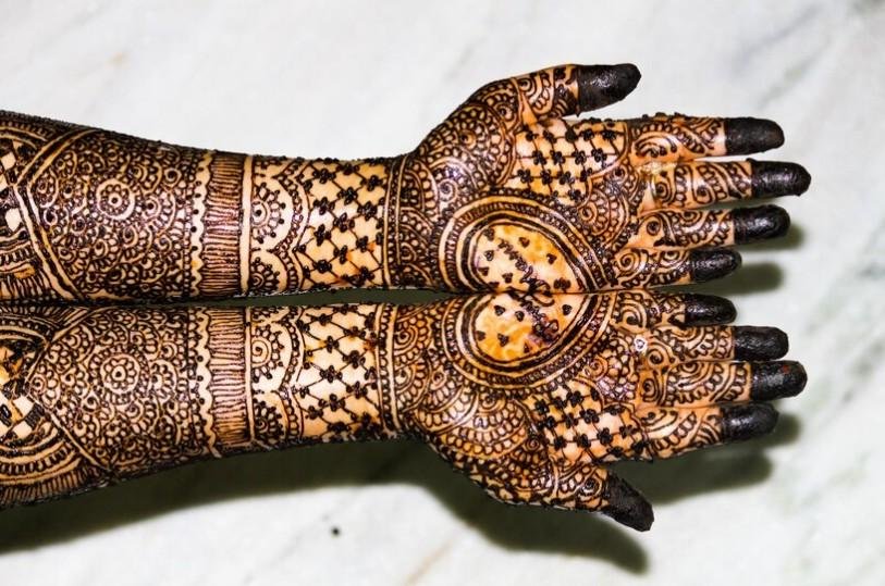 Bride henna design