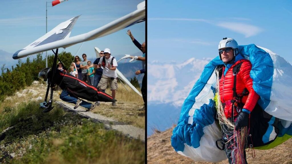 hang gliding vs paragliding