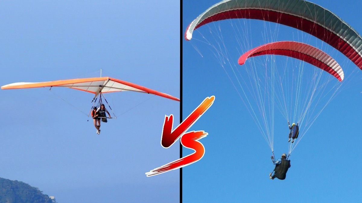 hang gliding vs paragliding