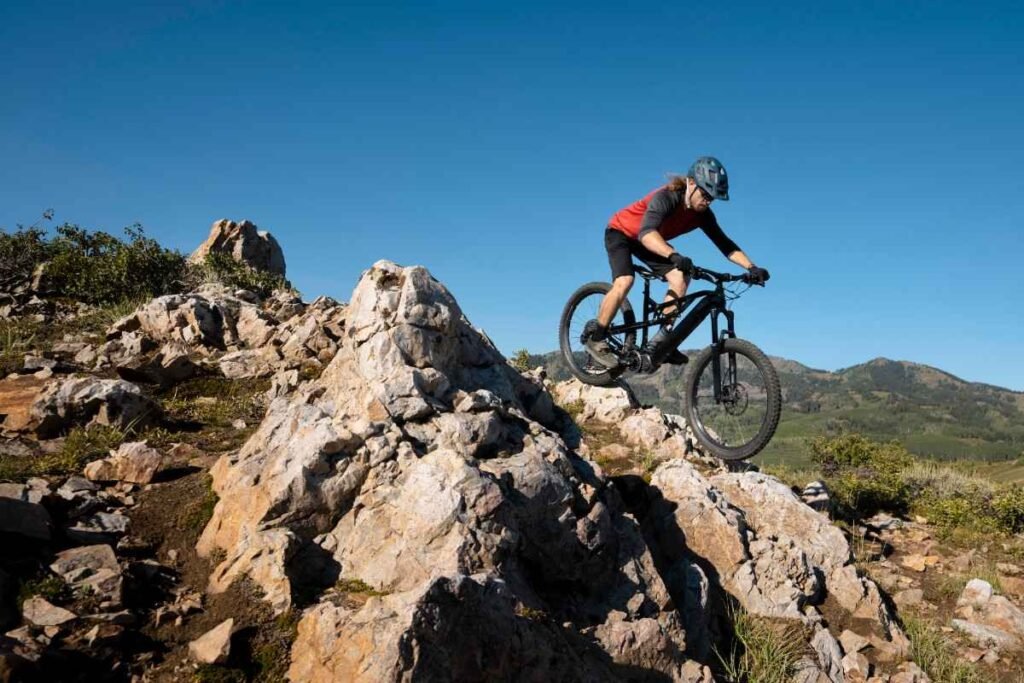 Mountain biker