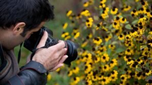 A photographer doing photography