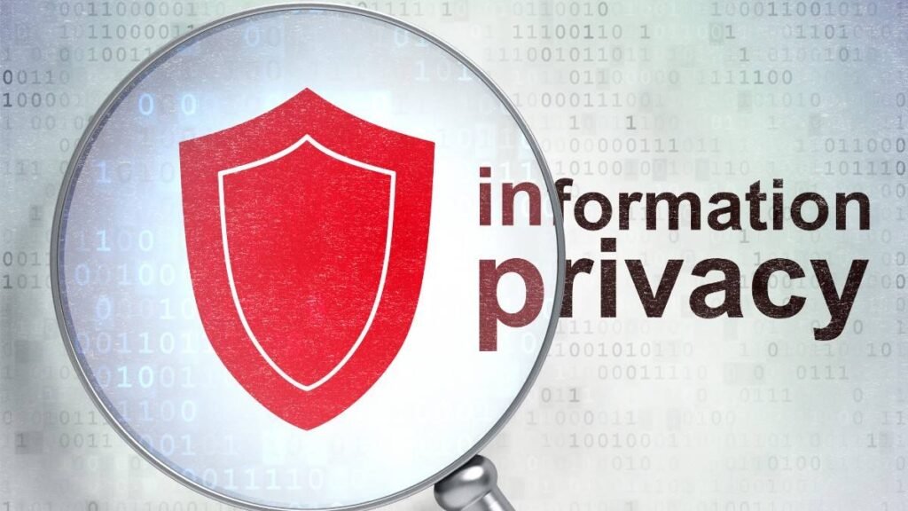 Shield and Information Privacy with optical glass