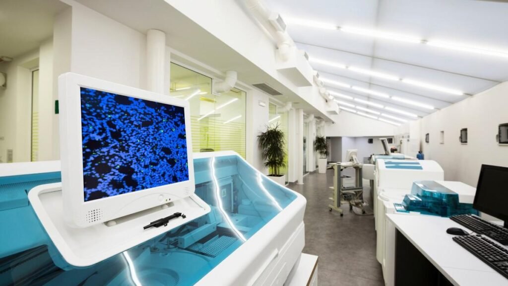 medical interior with tools